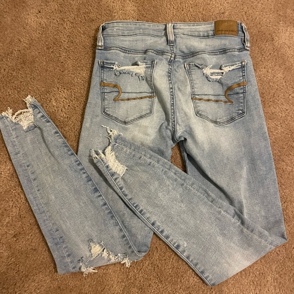 American eagle distressed skinny jeans - Picture 4 of 7